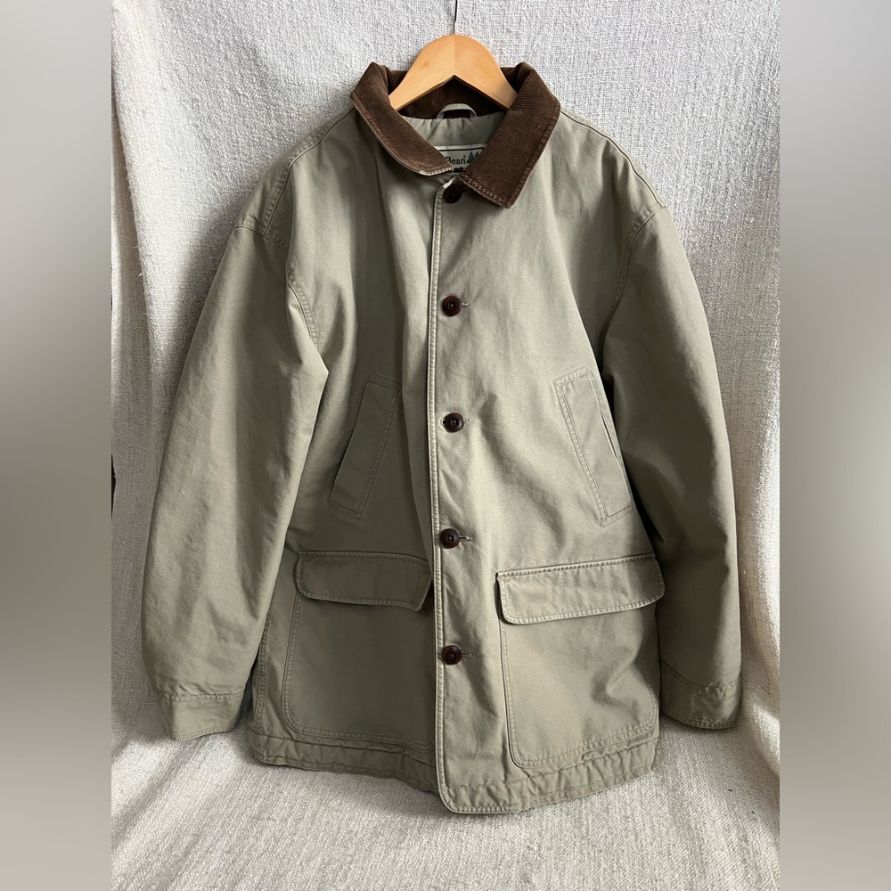 Vintage LL Bean Thinsulate Quilt Lined Chore Field Barn Jacket